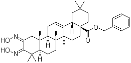 CAS # 892869-53-3, 2,3-Bis(hydroxyimino)olean-12-en-28-oic acid phenylmethyl ester