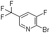 structure of CAS# 89402-29-9, 2-Bromo-3-fluoro-5-(trifluoromethyl)pyridine