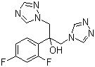 structure of CAS# 89429-59-4, 2-(2,4-Difluorophenyl)-1-(1H-1,2,4-triazol-1-yl)-3-(4H-1,2,4-triazol-4-yl)propan-2-ol