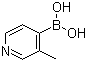 structure of CAS# 894808-72-1, 3-甲基吡啶-4-硼酸