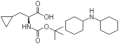 CAS # 89483-07-8, Boc-L-Cyclopropylalanine dicyclohexylamine salt, Boc-L-Cyclopropylalanine-DCHA