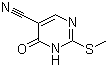 CAS 登录号：89487-99-0, 5-氰基-3,4-二氢-2-甲硫基嘧啶-4-酮