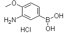 structure of CAS# 895525-75-4, 3-氨基-4-甲氧基苯硼酸盐酸盐