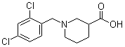 CAS # 896045-26-4, 1-[(2,4-Dichlorophenyl)methyl]-3-piperidinecarboxylic acid