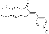CAS # 896134-06-8, 2,3-Dihydro-5,6-dimethoxy-2-[(1-oxido-4-pyridinyl)methylene]-1H-inden-1-one