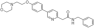 CAS # 897016-82-9, KX 01, 5-[4-[2-(4-Morpholinyl)ethoxy]phenyl]-N-(phenylmethyl)-2-pyridineacetamide