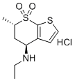 structure of CAS# 897657-77-1, Dorzolamide Desaminosulfonyl Hydrochloride