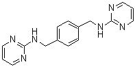 structure of CAS# 897657-95-3, N1,N4-二-2-嘧啶基-1,4-苯二甲胺