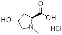 CAS # 89771-43-7, trans-4-Hydroxy-1-methyl-L-proline hydrochloride