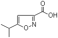 structure of CAS# 89776-74-9, 5-异丙基异恶唑-3-羧酸