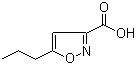 CAS # 89776-75-0, 5-Propylisoxazole-3-carboxylic acid, 5-Propyl-1,2-oxazole-3-carboxylic acid