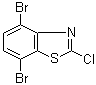 structure of CAS# 898747-94-9, 4,7-Dibromo-2-chlorobenzothiazole