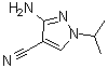 structure of CAS# 89897-29-0, 3-氨基-1-异丙基-1H-吡唑-4-甲腈