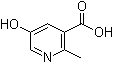 structure of CAS# 89937-79-1, 5-Hydroxy-2-methylnicotinic acid