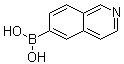 structure of CAS# 899438-92-7, 6-Isoquinolinylboronic acid