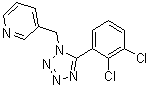 structure of CAS# 899507-36-9, 3-[[5-(2,3-二氯苯基)-1H-四唑-1-基]甲基]吡啶