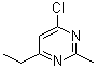 structure of CAS# 89966-72-3, 4-氯-6-乙基-2-甲基嘧啶