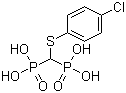 structure of CAS# 89987-06-4, Tiludronic acid