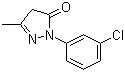 CAS 登录号：90-31-3, 1-(3-氯苯基)-3-甲基-2-吡唑啉-5-酮, 1-(3-氯苯基)-4,5-二氢-3-甲基-1H-吡唑啉-5-酮