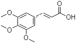 structure of CAS# 90-50-6, 3,4,5-三甲氧基肉桂酸