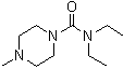 structure of CAS# 90-89-1, Diethylcarbamazine