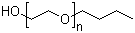 structure of CAS# 9004-77-7, Poly(ethylene glycol) butyl ether