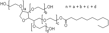 structure of CAS# 9005-64-5, Tween 20