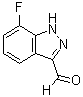 structure of CAS# 900506-29-8, 7-Fluoro-1H-indazole-3-carboxaldehyde