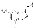 CAS 登录号：90065-72-8, 4-氯-7-(甲氧基甲基)-7H-吡咯并[2,3-d]嘧啶-2-胺