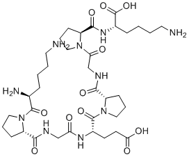 structure of CAS# 9007-34-5, 胶原蛋白