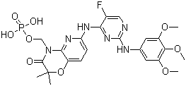 structure of CAS# 901119-35-5, Fostamatinib