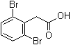structure of CAS# 901310-02-9, 2,6-二溴苯乙酸