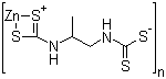 CAS # 9016-72-2, Zinc 1,2-propylenebis(dithiocarbamate) polymers, [Propylenebis[dithiocarbamato]]-zinc polymers, , (1-Methyl-1,2-ethanediyl)biscarbamodithioic acid zinc complex homopolymer