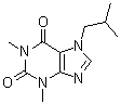 CAS # 90162-60-0, Isbufylline, 1,3-Dimethyl-7-isobutylxanthine, 7-Isobutyl-1,3-dimethylxanthine