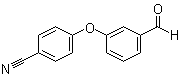 structure of CAS# 90178-72-6, 4-(3-甲酰基苯氧基)苯甲腈