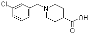 CAS # 901920-70-5, 1-[(3-Chlorophenyl)methyl]-4-piperidinecarboxylic acid