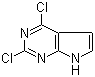 structure of CAS# 90213-66-4, 2,4-二氯-1H-吡咯并[2,3-d]嘧啶