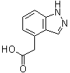 structure of CAS# 902131-33-3, 1H-吲唑-4-乙酸