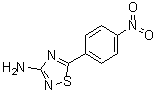 CAS 登录号：90220-90-9, 5-(4-硝基苯基)-1,2,4-噻二唑-3-胺