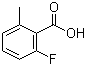 CAS # 90259-27-1, 2-Fluoro-6-methylbenzoic acid