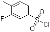 structure of CAS# 90260-13-2, 3-Fluoro-4-methylbenzenesulfonyl chloride