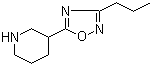structure of CAS# 902837-18-7, 3-(3-丙基-1,2,4-恶二唑-5-基)哌啶