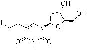 CAS # 90301-67-0, 5-(2-Iodoethyl)-2'-deoxyuridine
