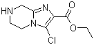 structure of CAS# 903130-23-4, 3-氯-5,6,7,8-四氢咪唑并[1,2-a]吡嗪-2-甲酸乙酯
