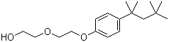 structure of CAS# 9036-19-5, 2-(2-[4-(1,1,3,3-Tetramethylbutyl)phenoxy]ethoxy)ethanol