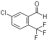 structure of CAS# 90381-07-0, 5-Chloro-2-(trifluoromethyl)benzaldehyde