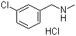 CAS # 90389-46-1, 3-Chloro-N-methylbenzenemethanamine hydrochloride