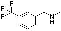 structure of CAS# 90390-07-1, N-甲基-3-(三氟甲基)苄胺