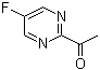 structure of CAS# 905587-44-2, 2-乙酰基-5-氟嘧啶