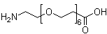 structure of CAS# 905954-28-1, 1-氨基-3,6,9,12,15,18-六氧杂二十一烷-21-酸